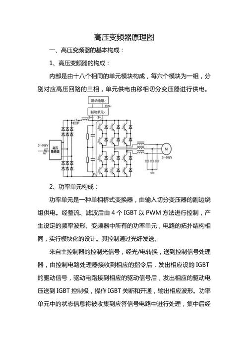 高壓變頻器的工作原理及作用，高壓變頻器工作原理圖